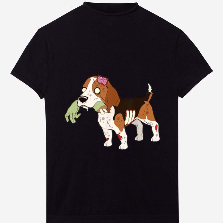 Hot Beagle Zombie Hand Funny Dog Halloween Gift shirt