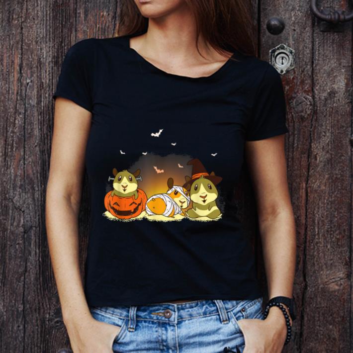 Hot Guinea Pigs Happy Halloween, Cute Mummy Witch Demon Satan shirt