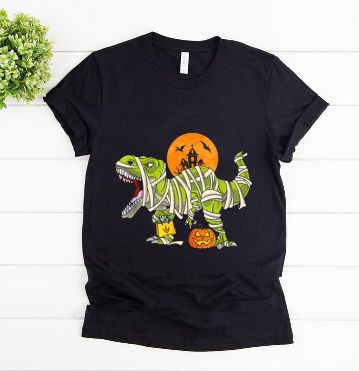 Hot Halloween For Boys T Rex Dinosaur Mummy Costume shirt