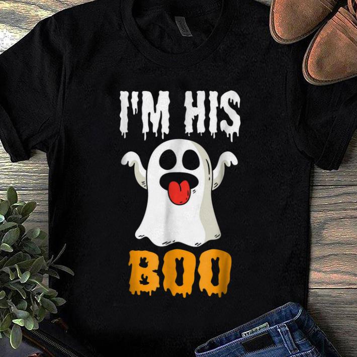 Hot I'm his Boo Couples Halloween Costume shirt