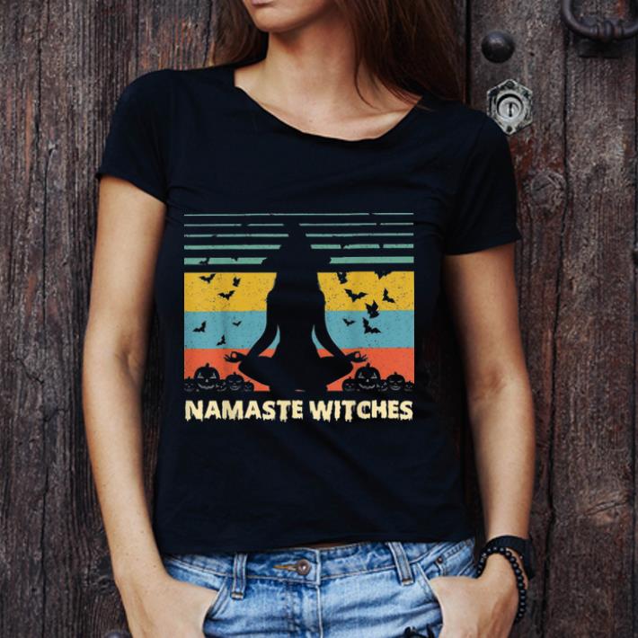 Hot Yoga Namaste Witches Halloween shirt