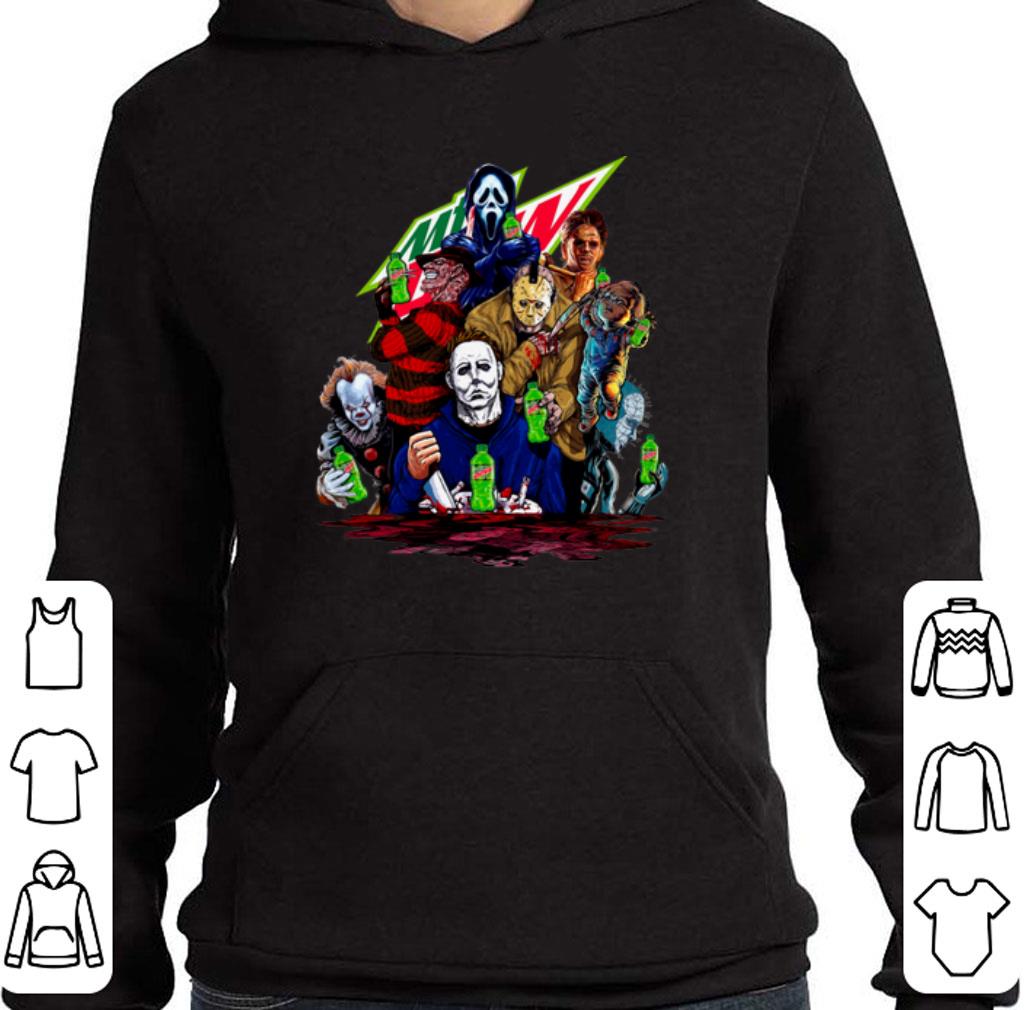 Mountain Dew Horror film characters shirt