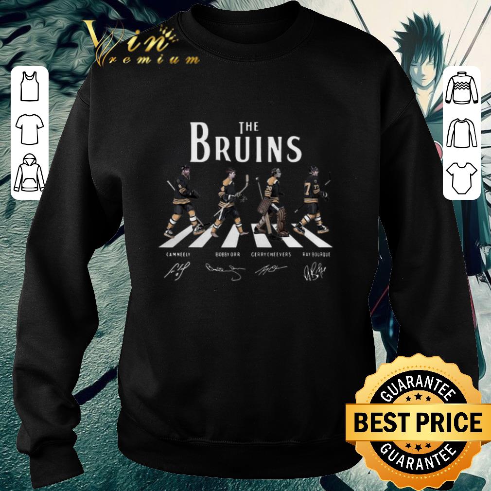 Nice Boston Bruins The Bruins Abbey Road signatures shirt