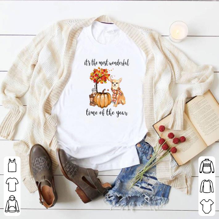 Nice Chihuahua it's the most wonderful time of the year Autumn shirt