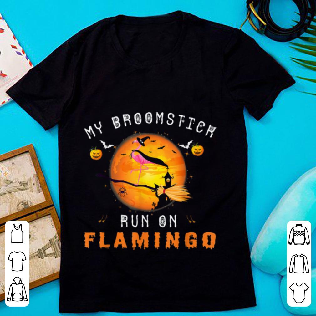 Nice Flamingo Witch Halloween Costume shirt