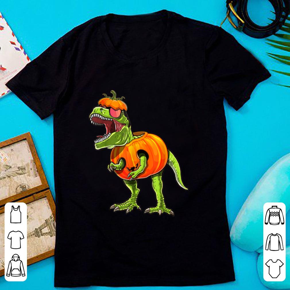 Nice Halloween T Rex Dinosaurs Halloween Pumpkin Boys shirt