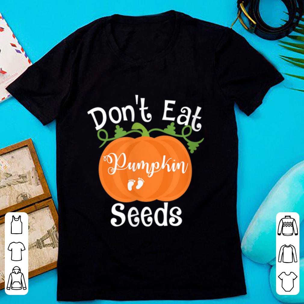 Nice Pumpkin Pregnancy Announcement Halloween Gift Reveal shirt