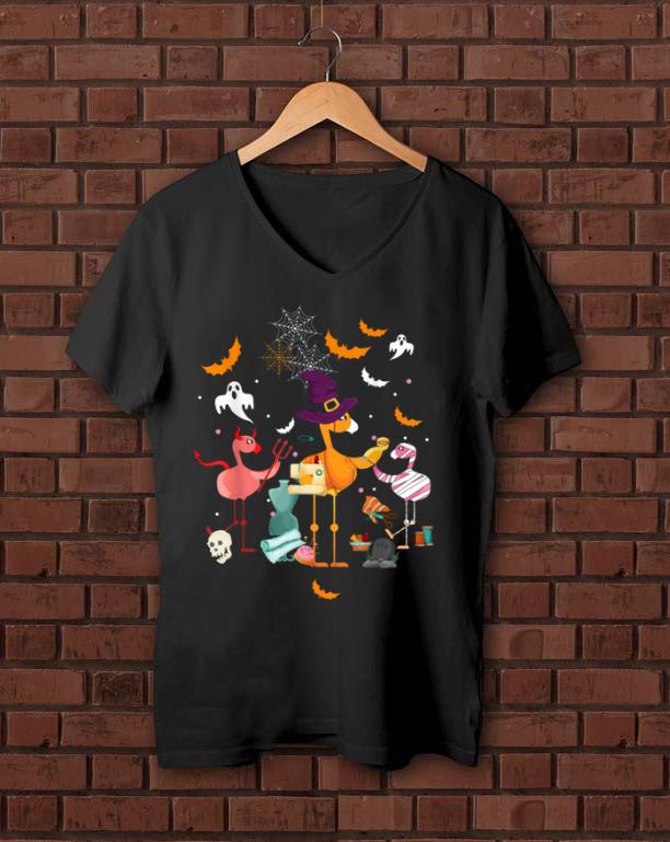 Official Flamingo Quilting Halloween Costume Sewing Crochet shirt