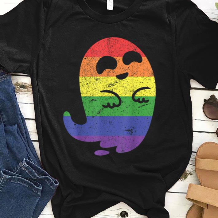 Official Lgbt Ghost Halloween Costume Lesbian Gay Funny Scary shirt