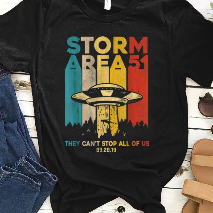 Official Storm Area 51 Alien Ufo They Can't Stop Us shirt