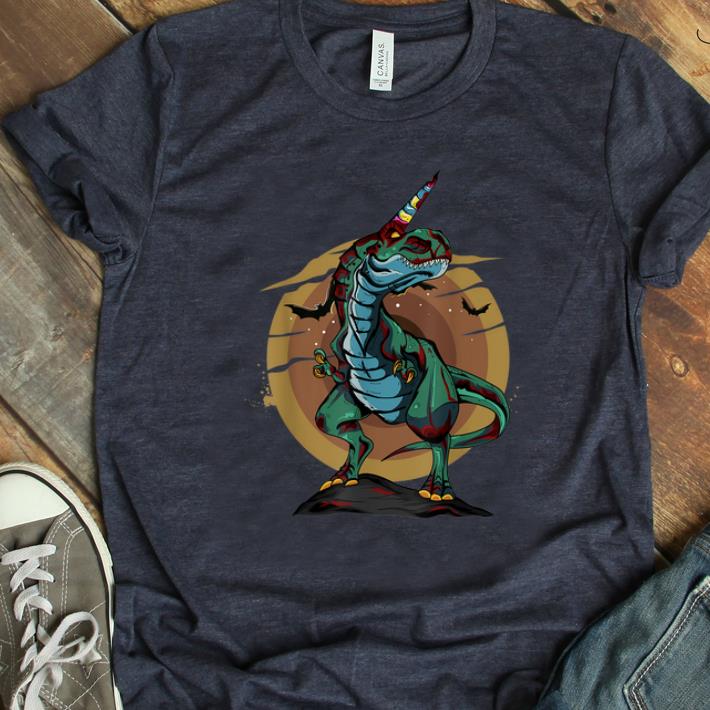 Official Unicornasaurus Rex Halloween Dinosaur Zombie T-Rex Unicorn shirt