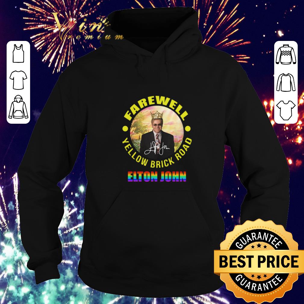 Original LGBT Elton John Farewell Yellow Brick Road signature shirt