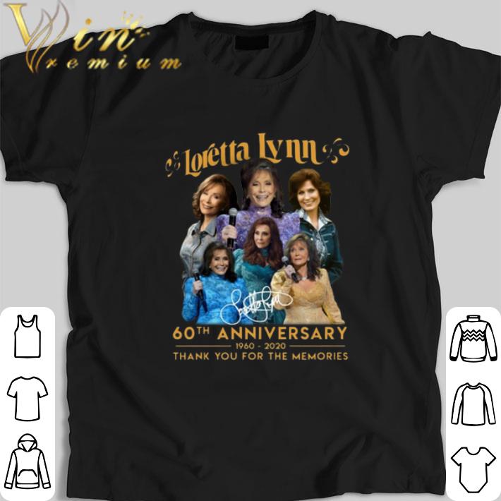 Original Loretta Lynn 60th Anniversary 1960-2020 signature shirt