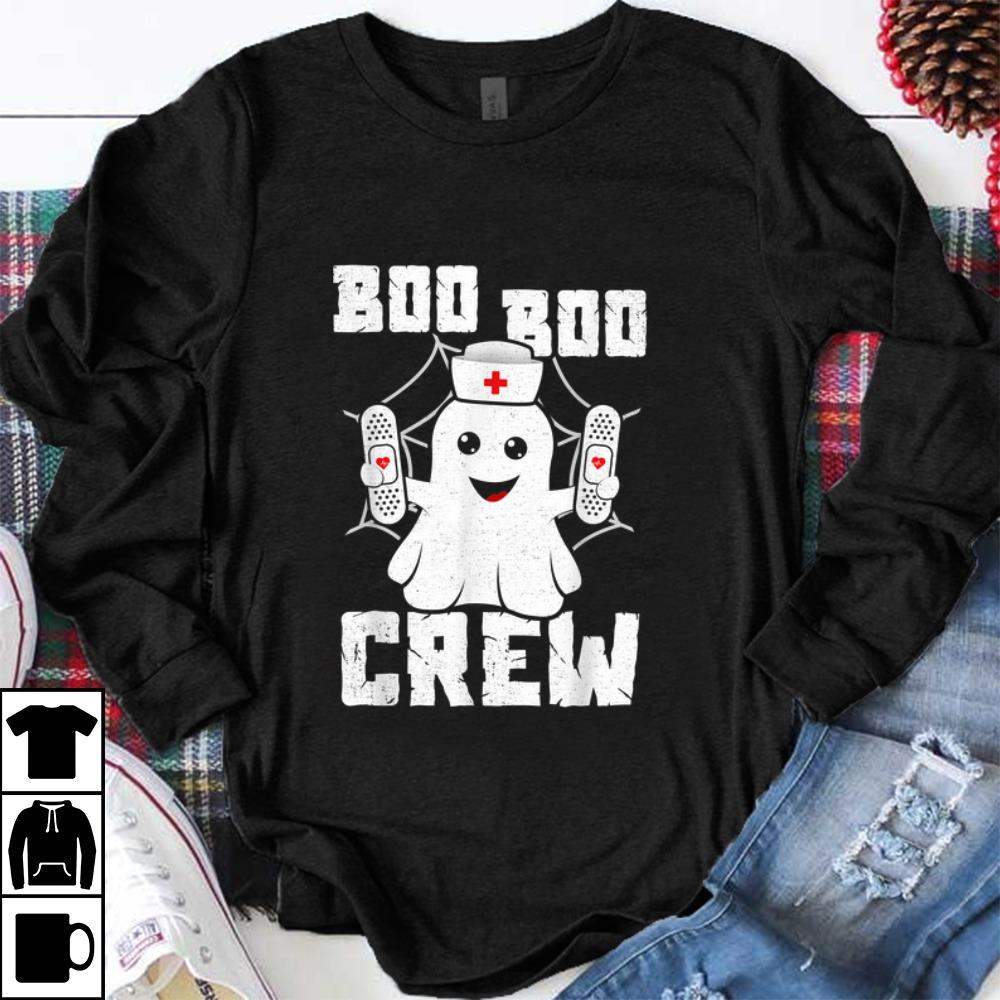 Premium Boo Boo Crew Ghost Nurse Costume Girls Funny Halloween shirt