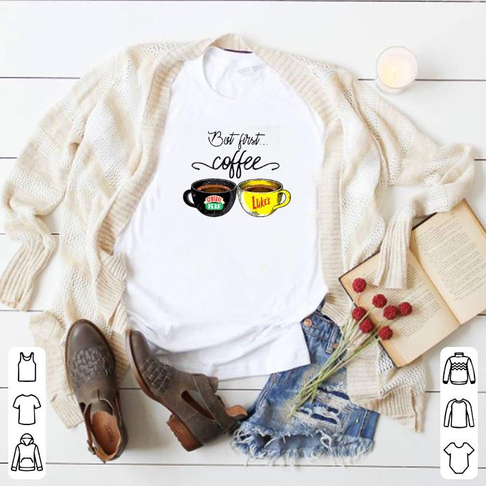 Premium But first coffee Central Perk Luke's shirt
