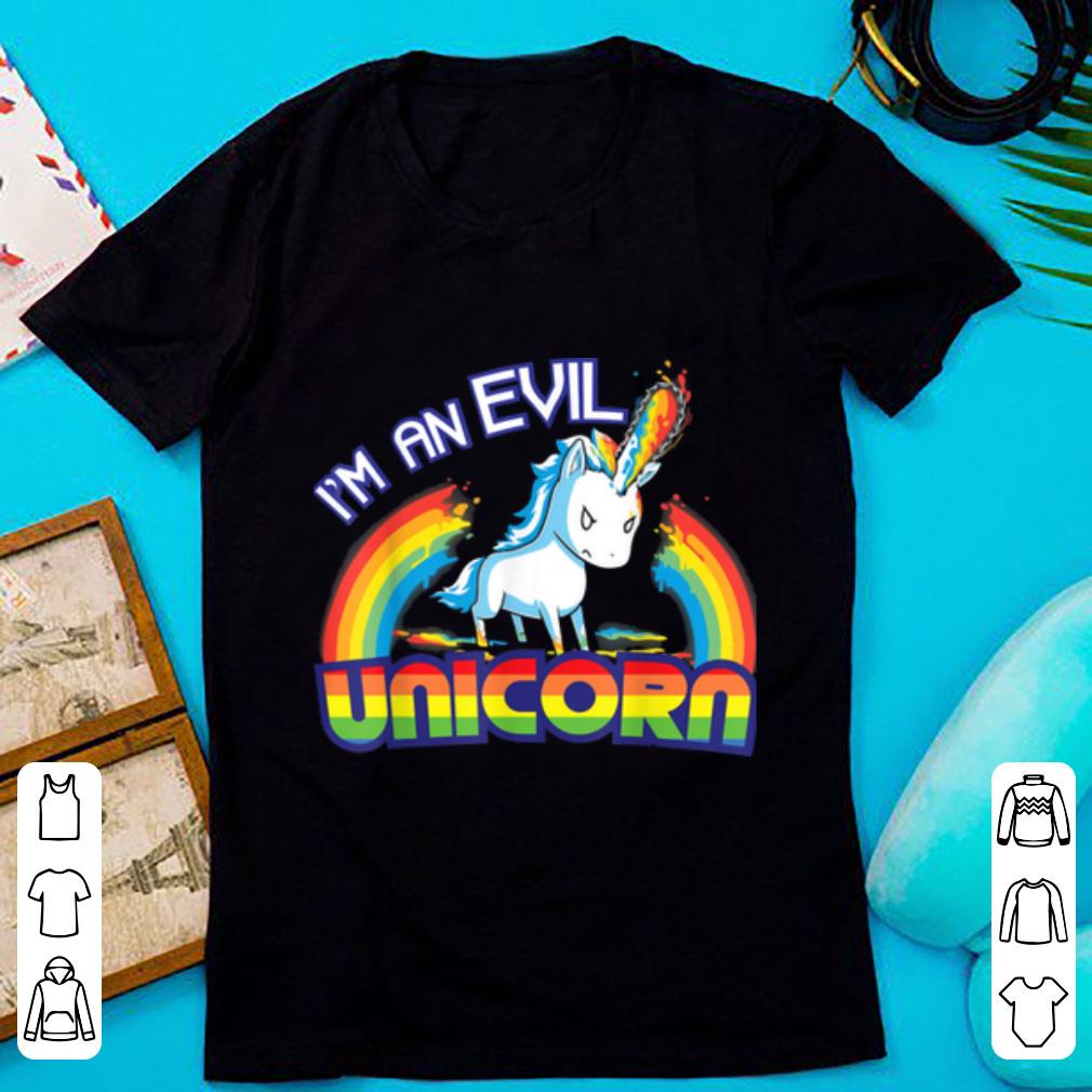 Premium I'm An Evil Unicorn Halloween Evil Unicorn shirt