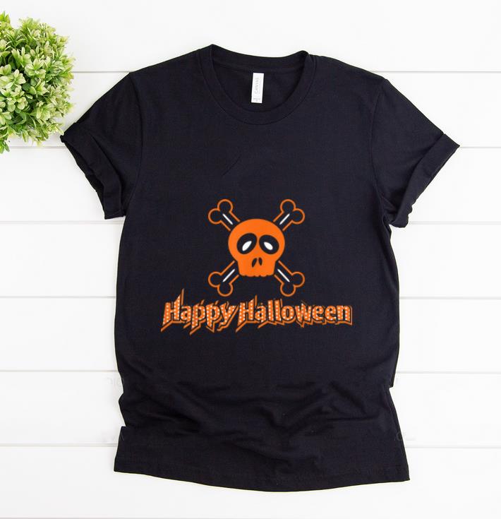 Premium Pirate Skull Happy Halloween Costume Cross Bones shirt