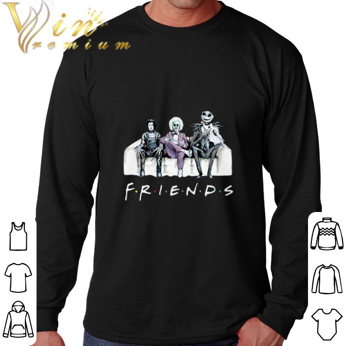 Top Friends tv show Beetlejuice Edward Scissorhands Jack Skellington shirt
