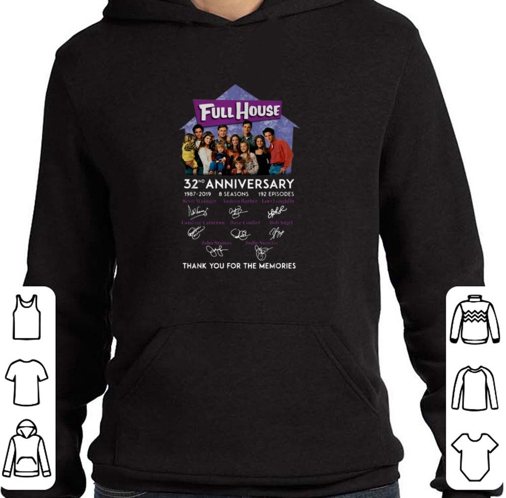 Top Full House 32nd anniversary 1987-2019 thank you for the memories shirt