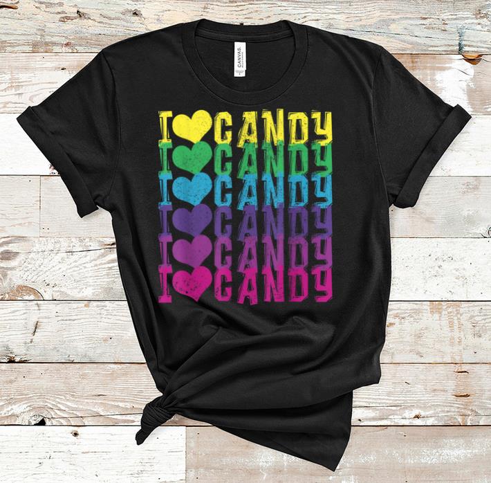 Top I Love Candy Halloween Party Funny Cute shirt
