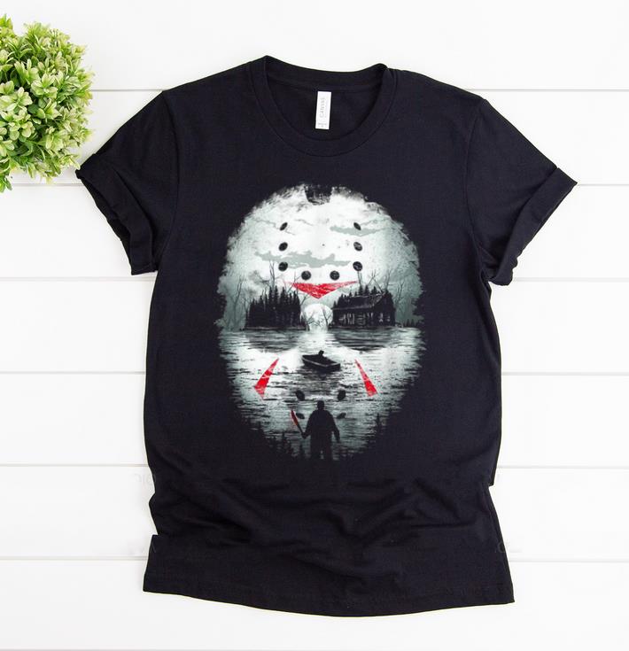 Top Jason Halloween Mask Horror Graphic 13th Friday Funny Gift shirt