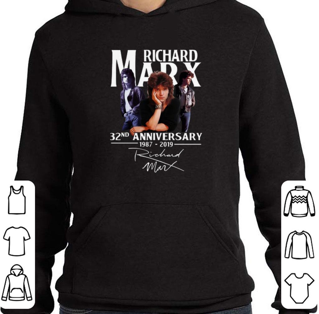 Top Richard Marx 32nd anniversary 1987-2019 signature shirt
