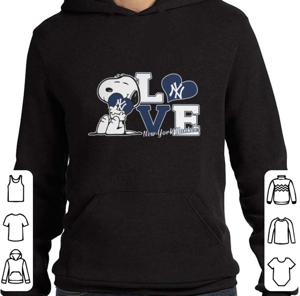 Top Snoopy love New York Yankees shirt
