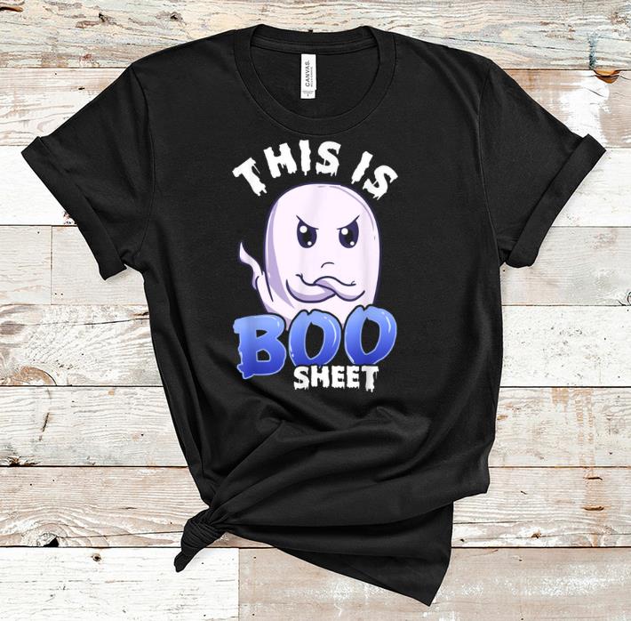 Top This Is Boo Sheet Boo Sheet Halloween Ghost shirt