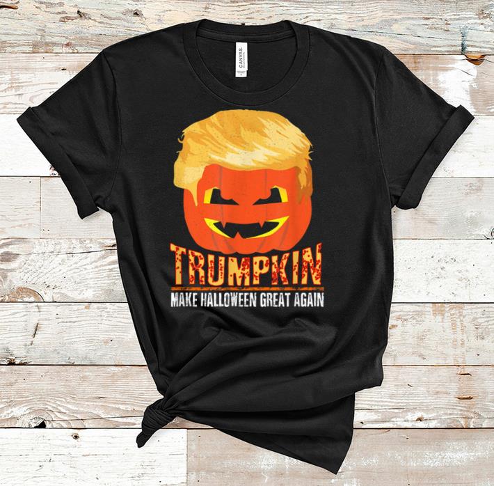 Top Trumpkin Pumpkin Politics Halloween Ironic Costume Fun shirt