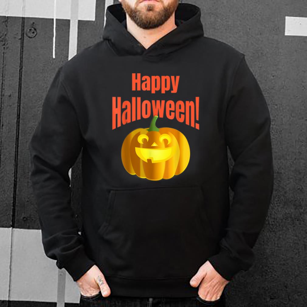 Awesome Happy Halloween Creepy Smiling Pumpkin shirt