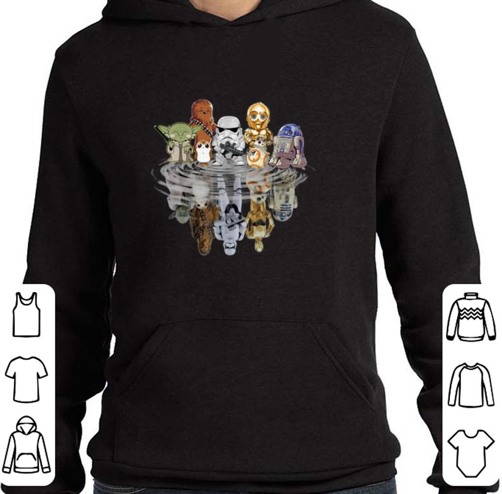 Funny Chibi Star Wars Characters Reflection shirt