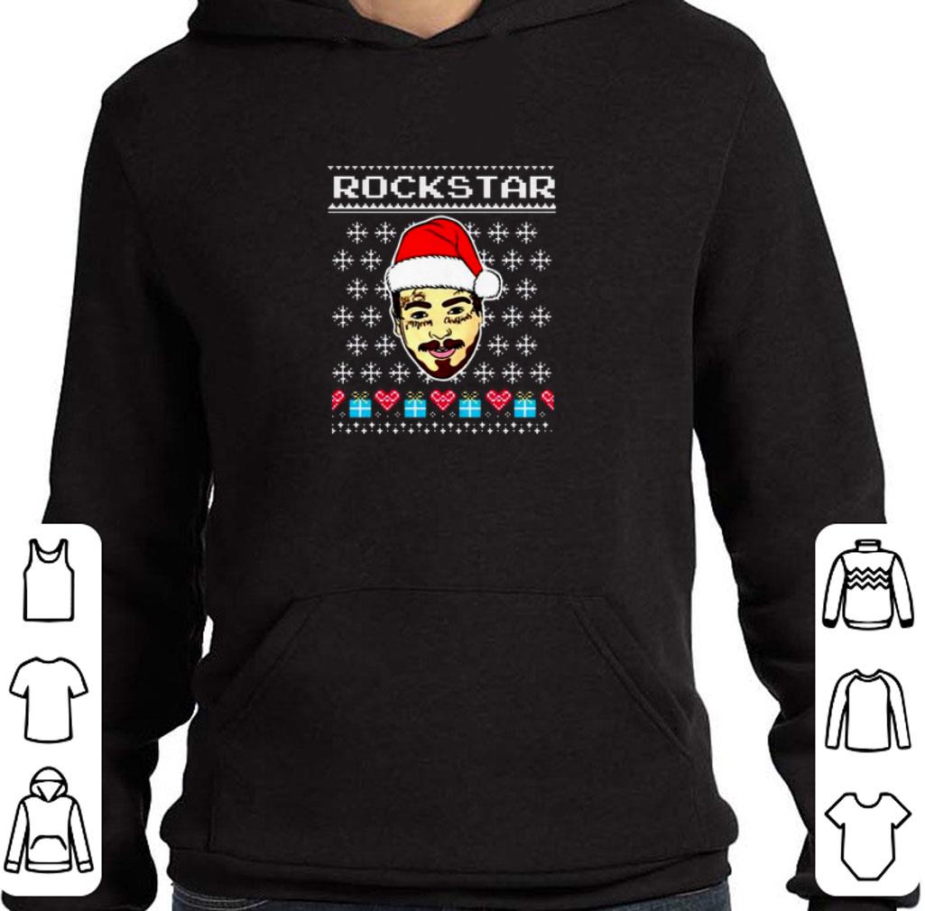 Funny Post Malone Rockstar Christmas shirt