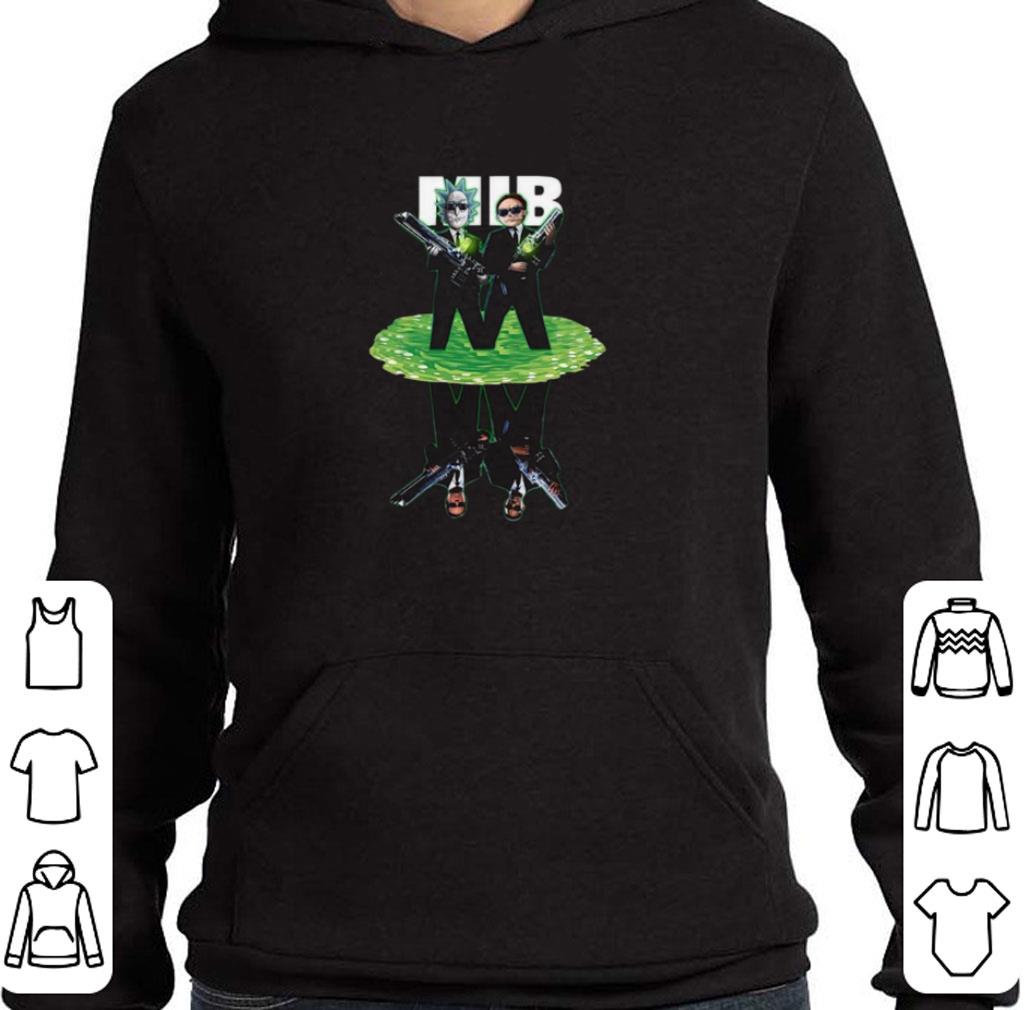Funny Rick and Morty crossover reflection water mirror MIB shirt