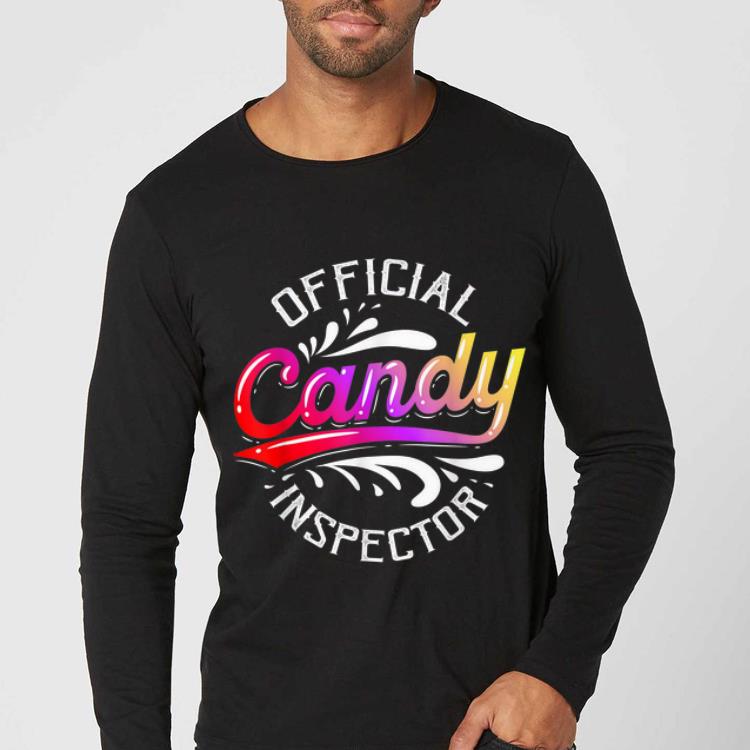 Hot Funny Halloween Retro Vintage Candy Inspector Costume shirt