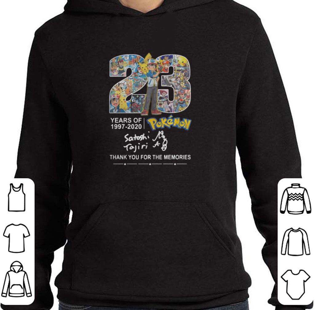 Nice 23 years of Pokemon 1997-2020 thank you for the memories shirt