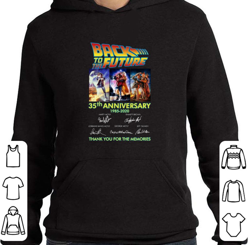 Nice Back to the future 35th anniversary 1985-2020 signatures shirt