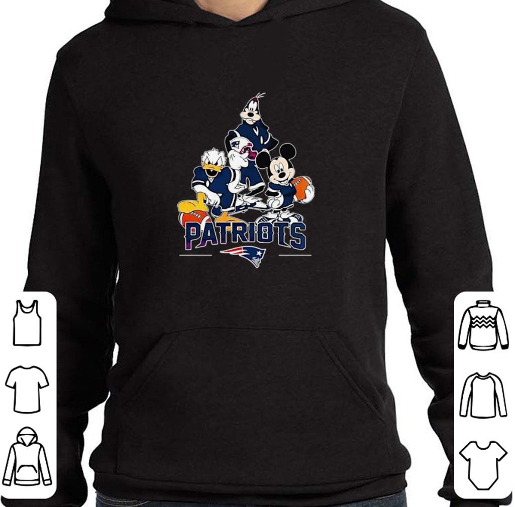 Nice Donald Duck Goofy Mickey Mouse New England Patriots shirt
