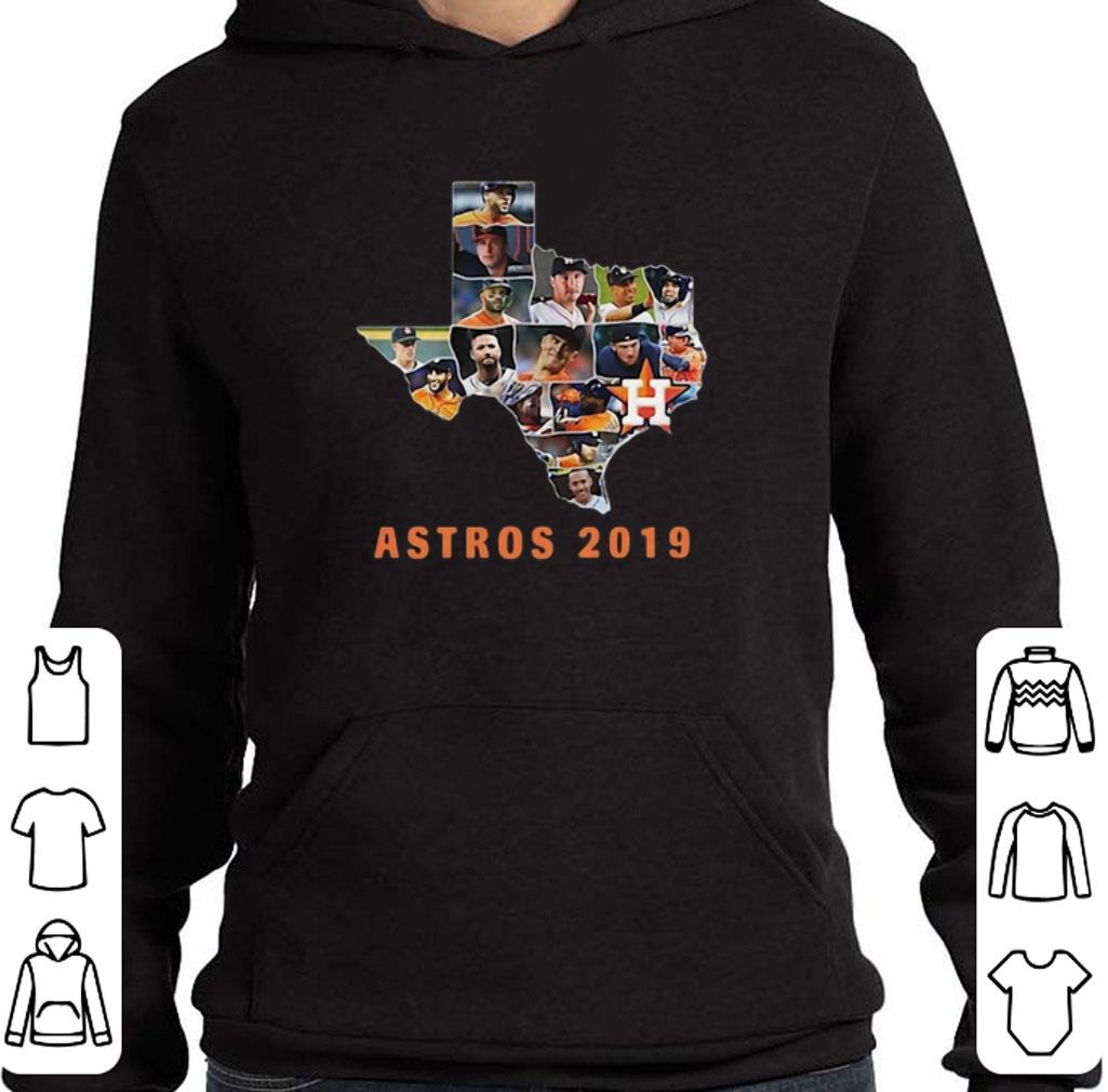 Nice Houston Astros Texas map 2019 shirt