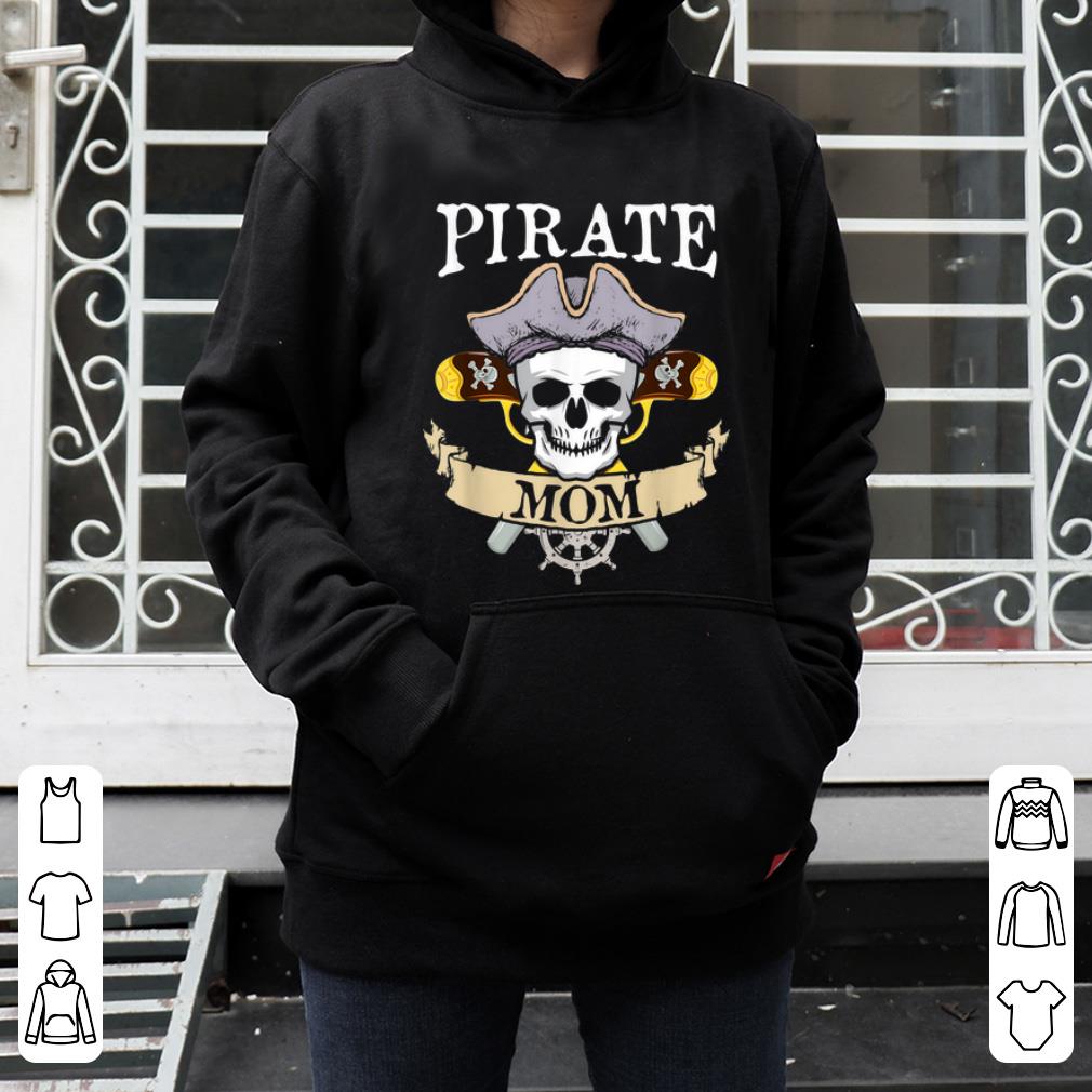 Nice Pirate Mom Halloween Matching Family Costume Gift shirt