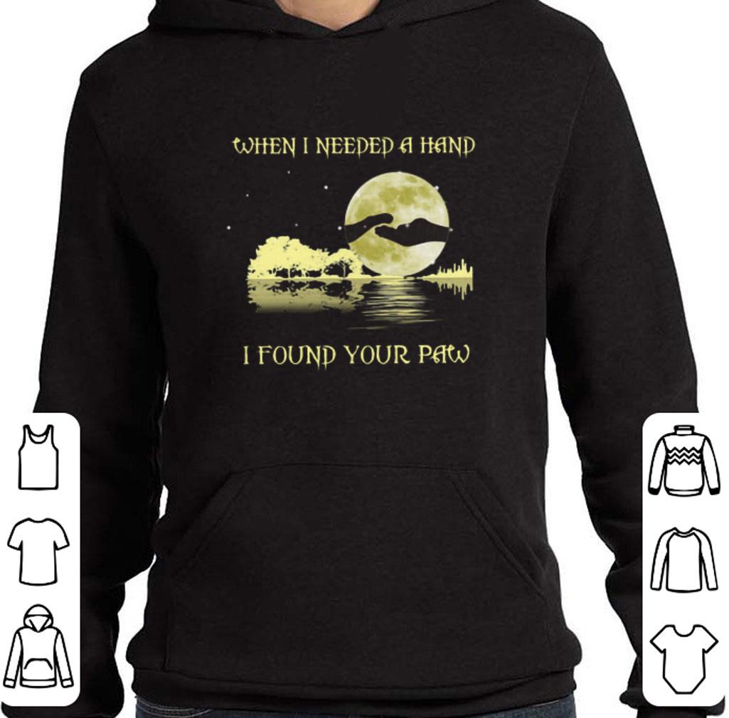 Nice When I Needed A Hand I Found Your Paw Guitar Lake shirt