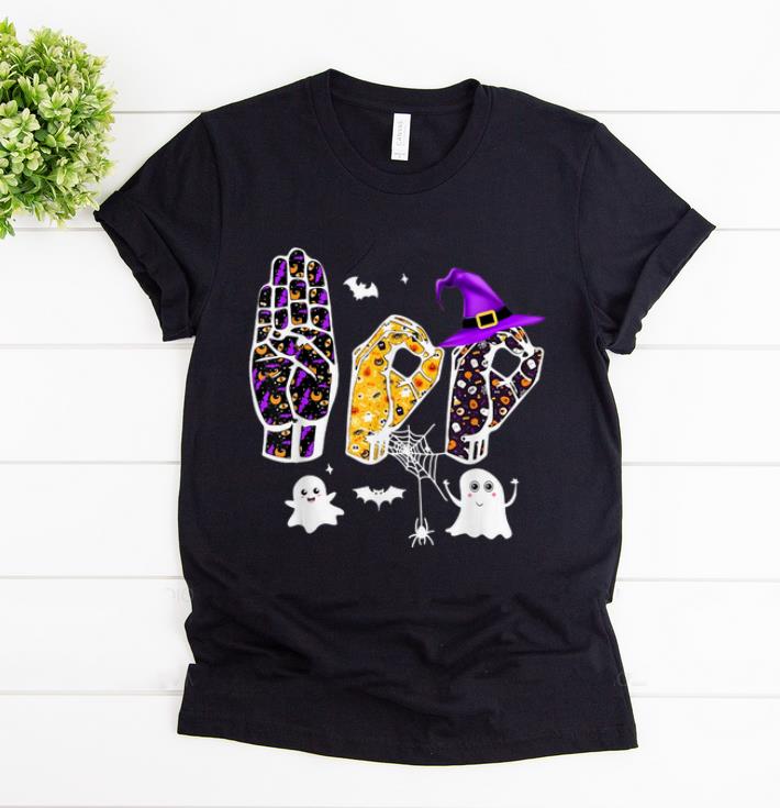 Official Boo ASL Halloween costume, Deaf Pride Halloween lover shirt