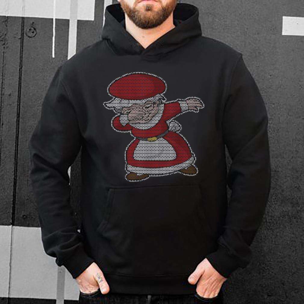 Official Dabbing Mrs Claus Christmas Knit Pattern Dab Dance Gift shirt