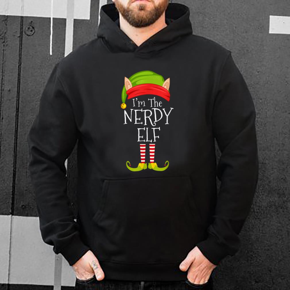 Original Christmas Family Matching Costume I'm The Nerdy Elf Nerd shirt