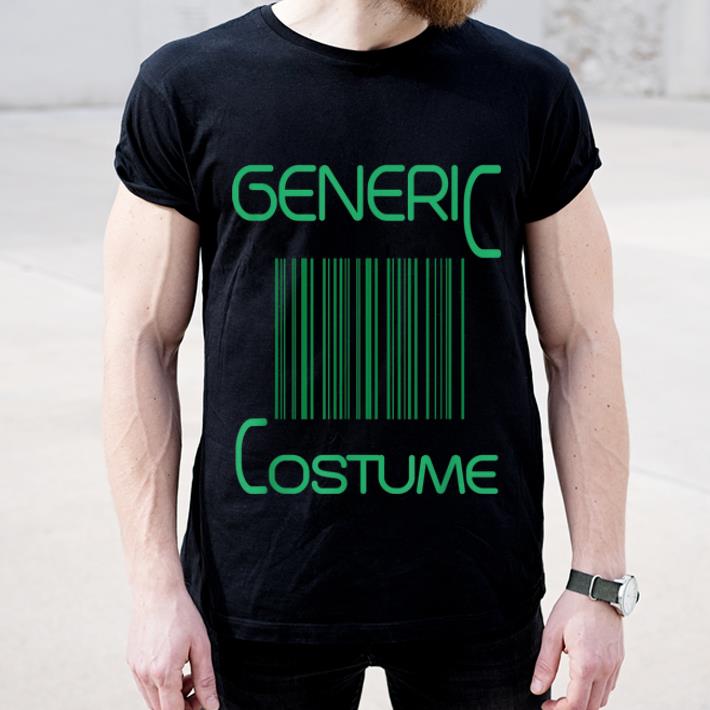 Original GENERIC HALLOWEEN COSTUME Barcode Humor Meme shirt