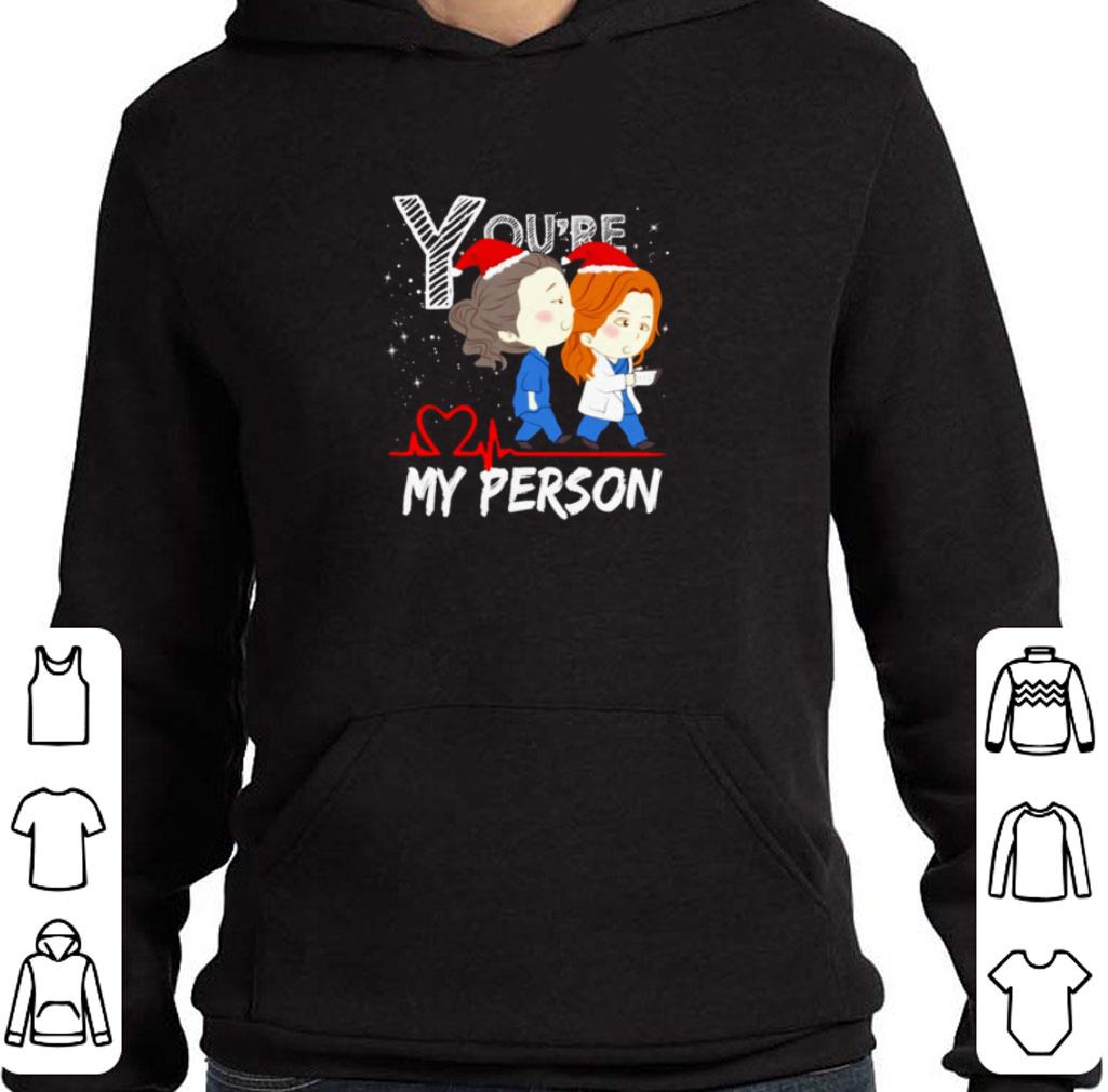 Original Grey's Anatomy Nurse You're my person Christmas shirt