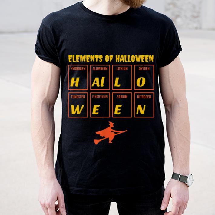 Original Halloween Elements Periodic Table Molecule Element shirt