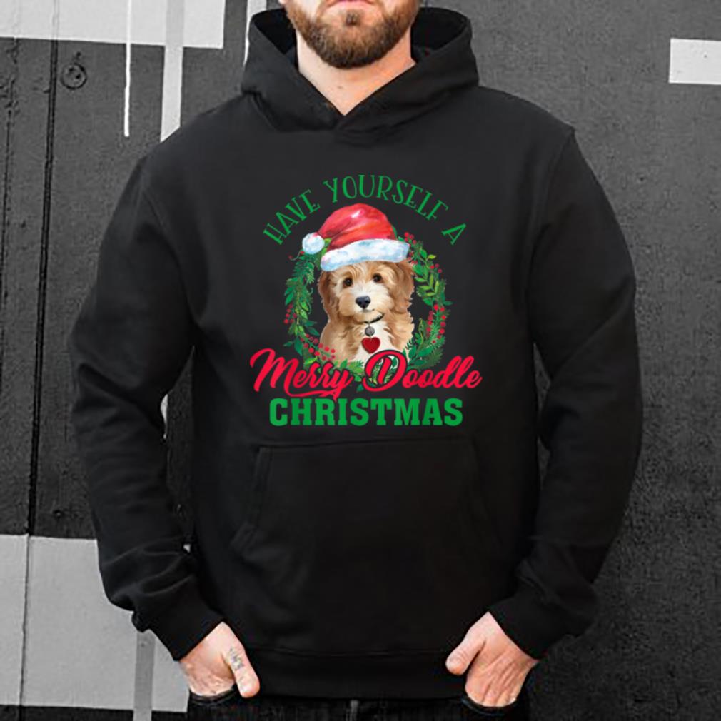 Original Have Yourself A Merry Doodle Christmas Goldendoodle Dog Love shirt