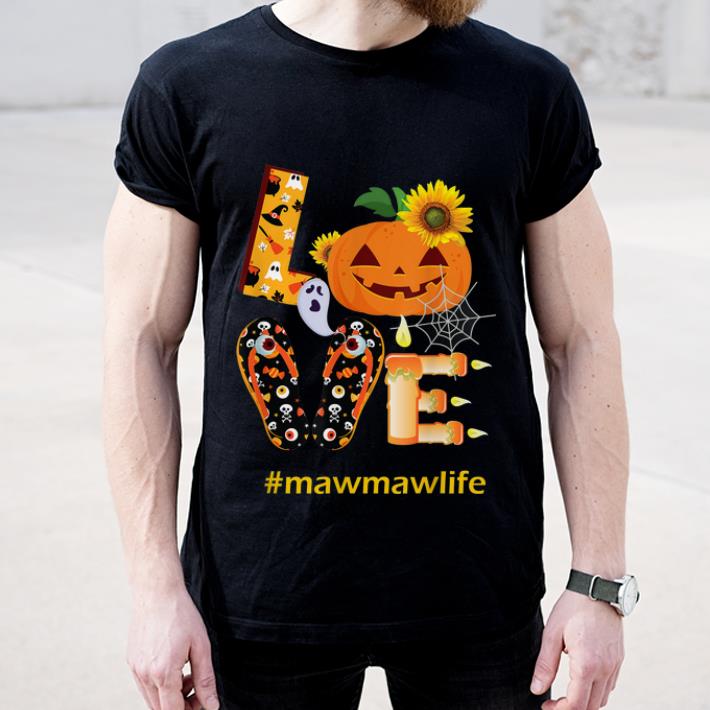 Original Love Mawmaw Life - Halloween sunflower shirt