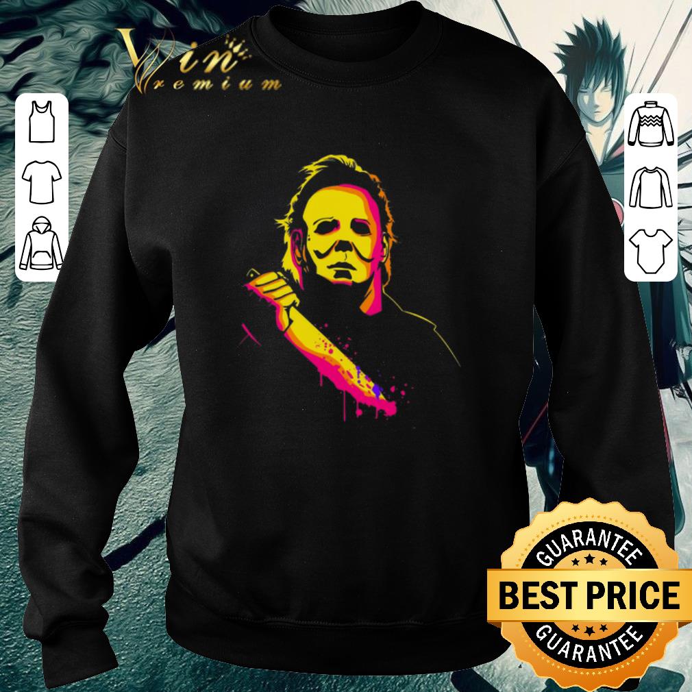 Original Michael Myers with knife color shirt