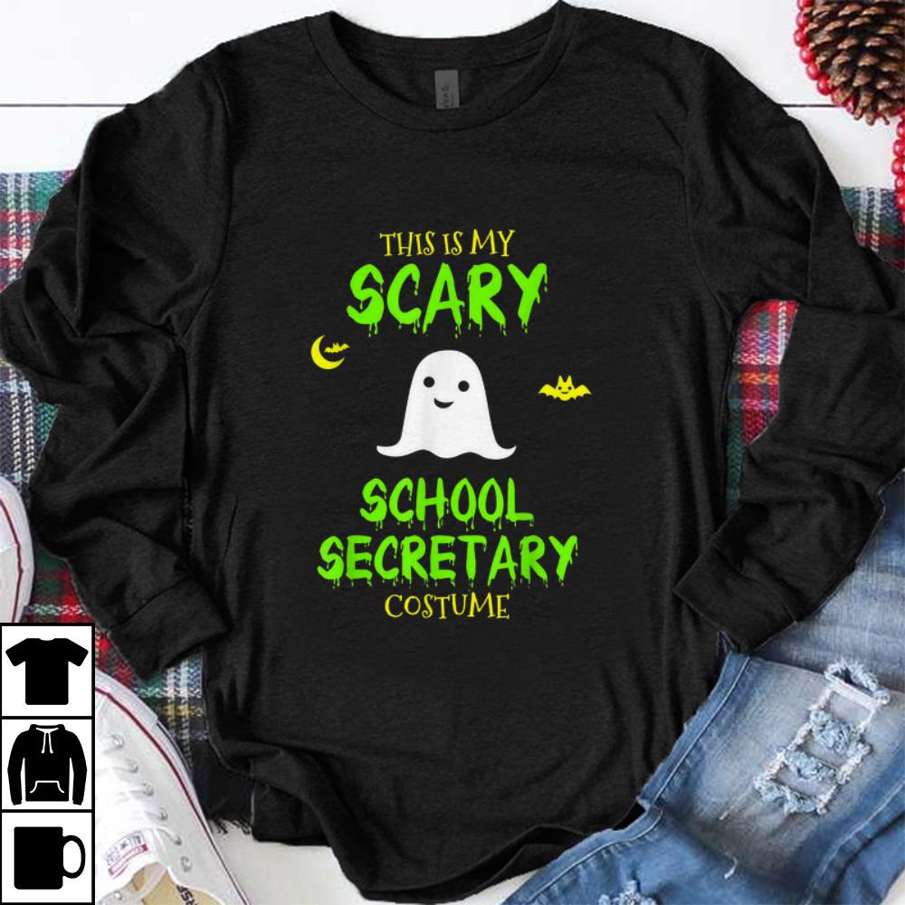 Original Scary School Secretary Costume Halloween shirt